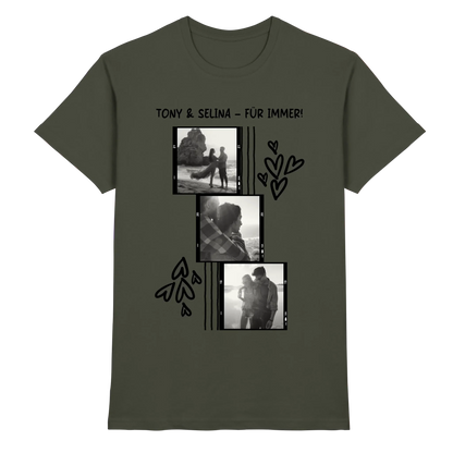 KI-Cartoon-Effekt • mehrere Artikel • ’Statement-Collection’ • Wunschtext • Mein Fotomotiv - Premium Herren T-Shirt