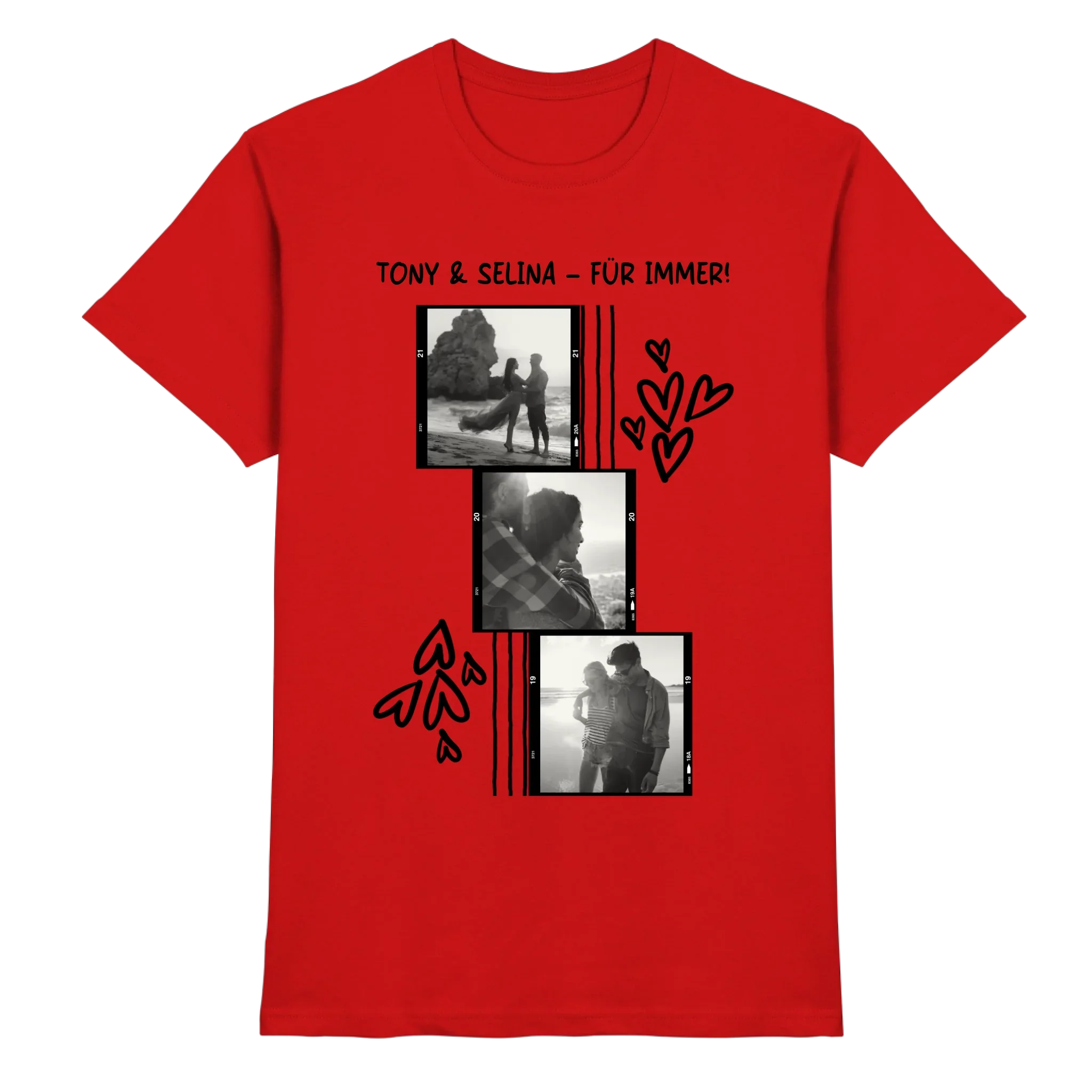 KI-Cartoon-Effekt • mehrere Artikel • ’Statement-Collection’ • Wunschtext • Mein Fotomotiv - Premium Herren T-Shirt