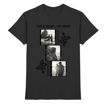 KI-Cartoon-Effekt • mehrere Artikel • ’Statement-Collection’ • Wunschtext • Mein Fotomotiv - Premium Herren T-Shirt