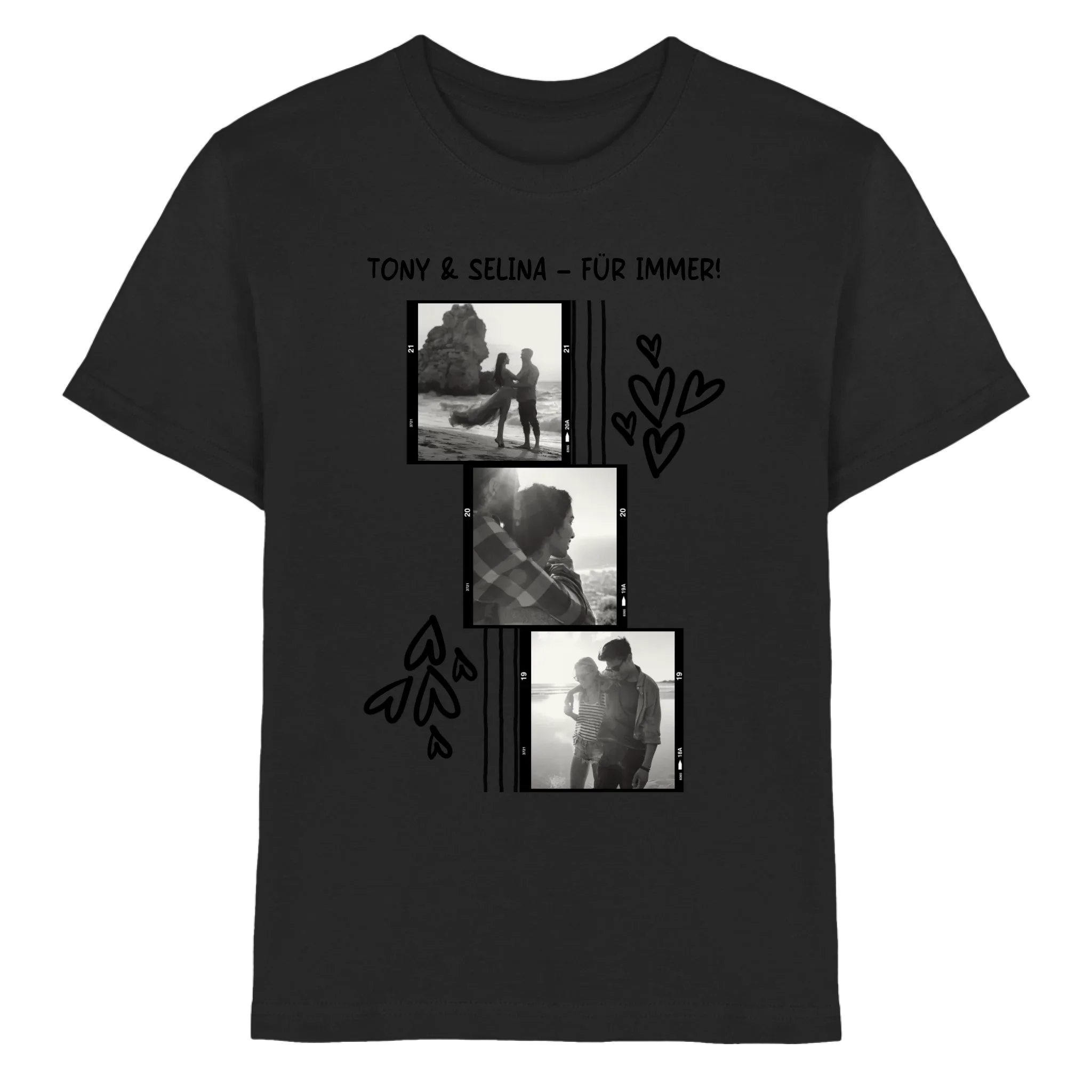 KI-Cartoon-Effekt • mehrere Artikel • ’Statement-Collection’ • Wunschtext • Mein Fotomotiv - Premium Kinder T-Shirt