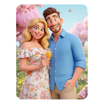 KI-Cartoon-Effekt • mehrere Artikel • ’Statement-Collection’ • Wunschtext • Mein Fotomotiv - personalisierbare