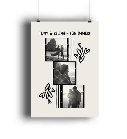 KI-Cartoon-Effekt • mehrere Artikel • ’Statement-Collection’ • Wunschtext • Mein Fotomotiv - POSTER / 4C-Print / DIN-A2