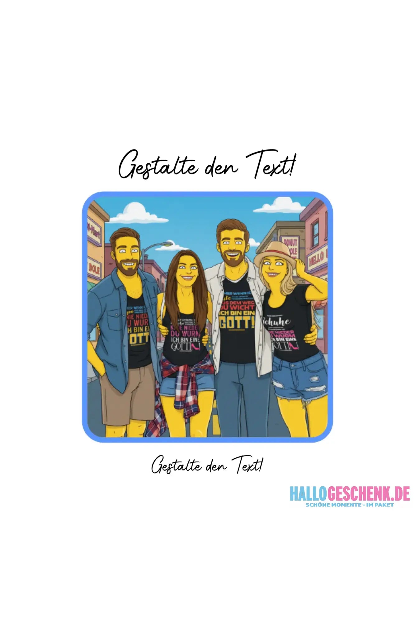 KI-Effekt: Dein Foto im Cartoon-Stil • diverse personalisierbare Artikel - KI-Effekte