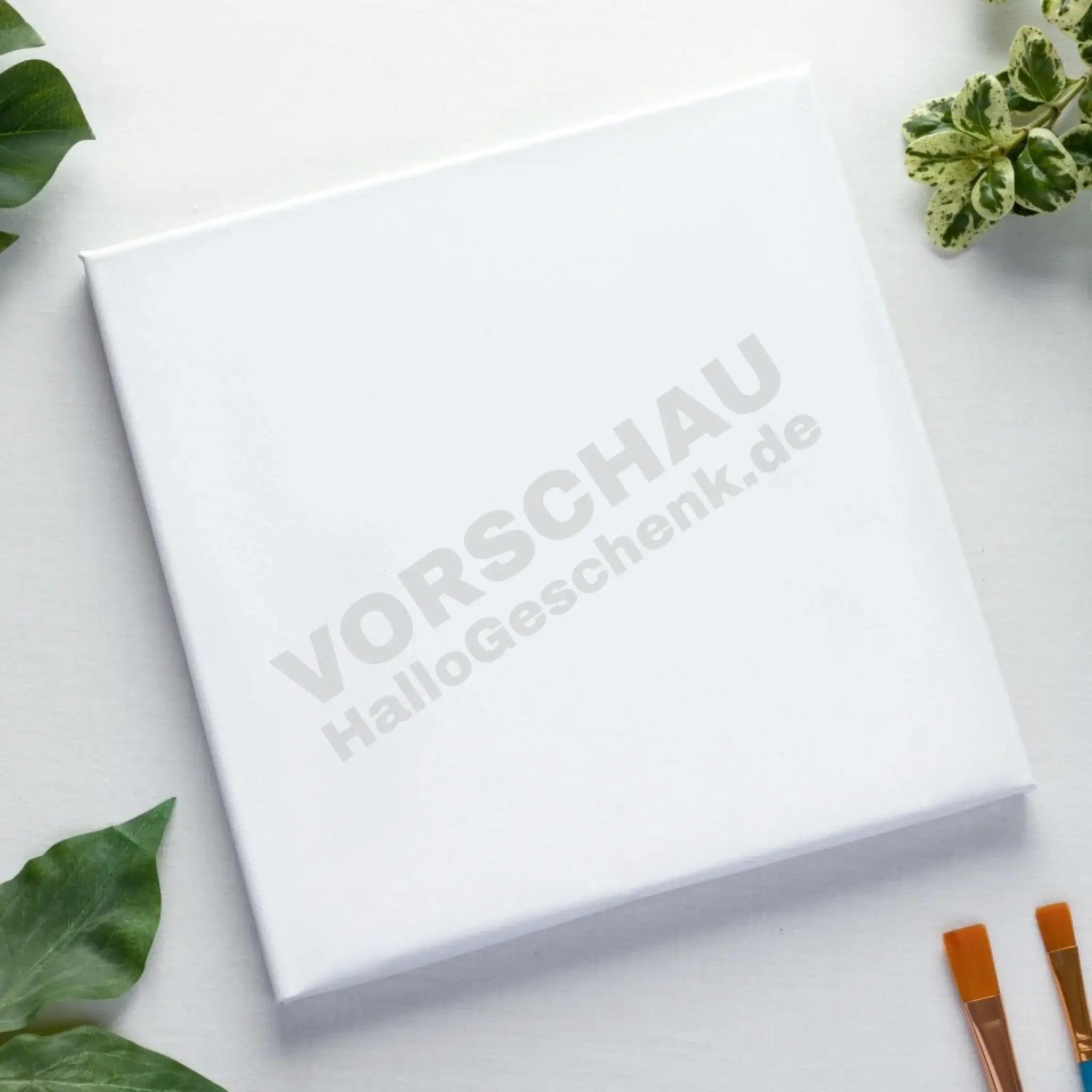Weißes leinwandbild ki-effekt screen breakout aus deinem foto als blechschild acrylglasbild und fotogeschenk