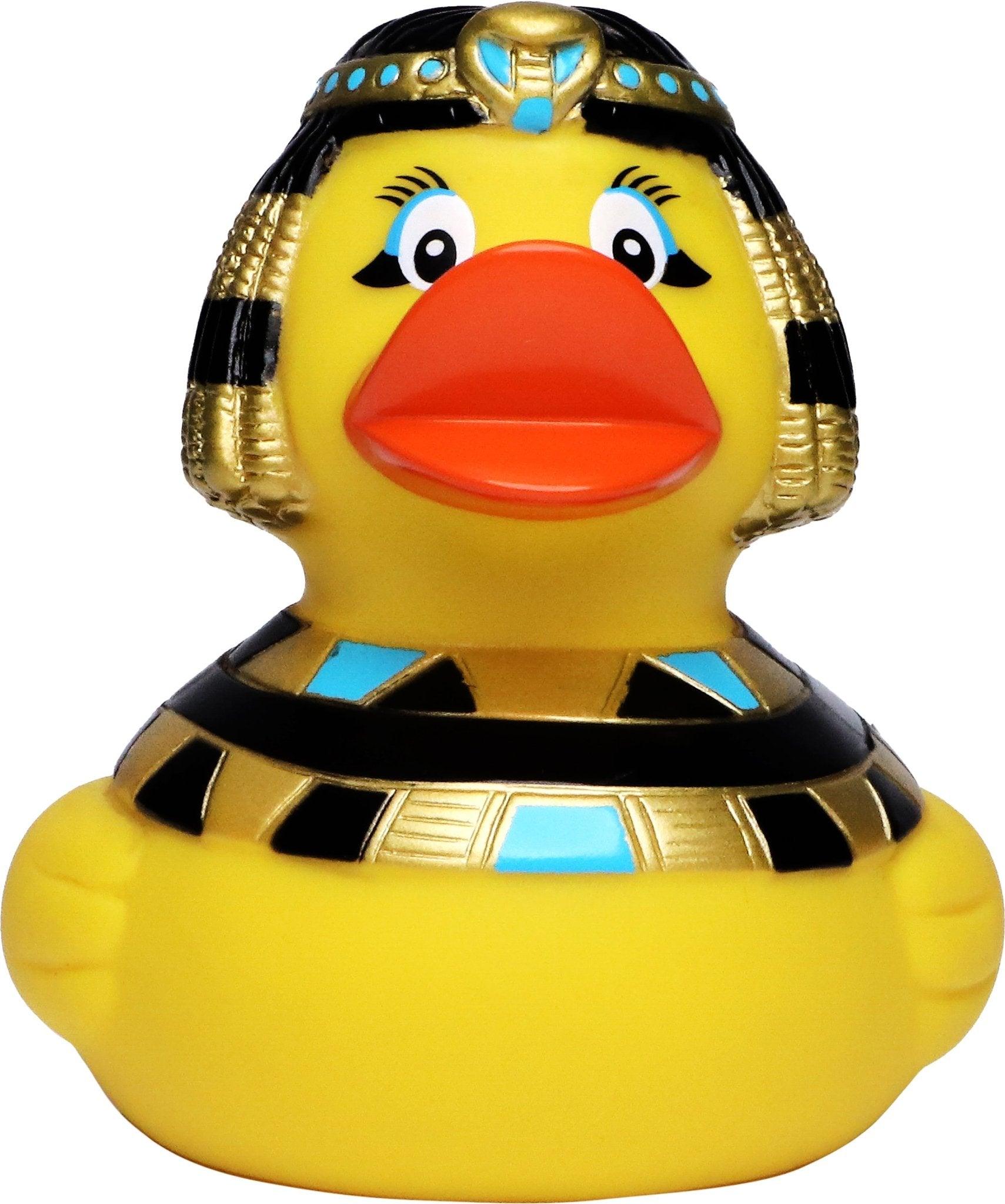 Kleopatra Ente Ägypten Quietsche-Ente / Badeente (auch als Werbegeschenk z.B. fürs Reisebüros geeignet) - HalloGeschenk.de #geschenkideen# #personalisiert# #geschenk#