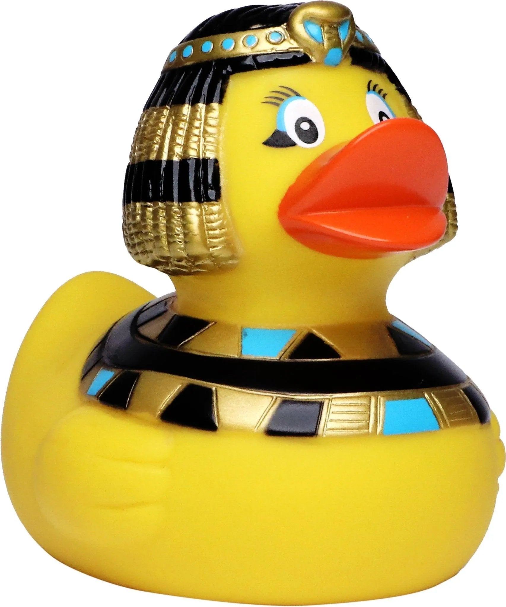 Kleopatra Ente Ägypten Quietsche - Ente / Badeente (auch als Werbegeschenk z.B. fürs Reisebüros geeignet) von HalloGeschenk.de