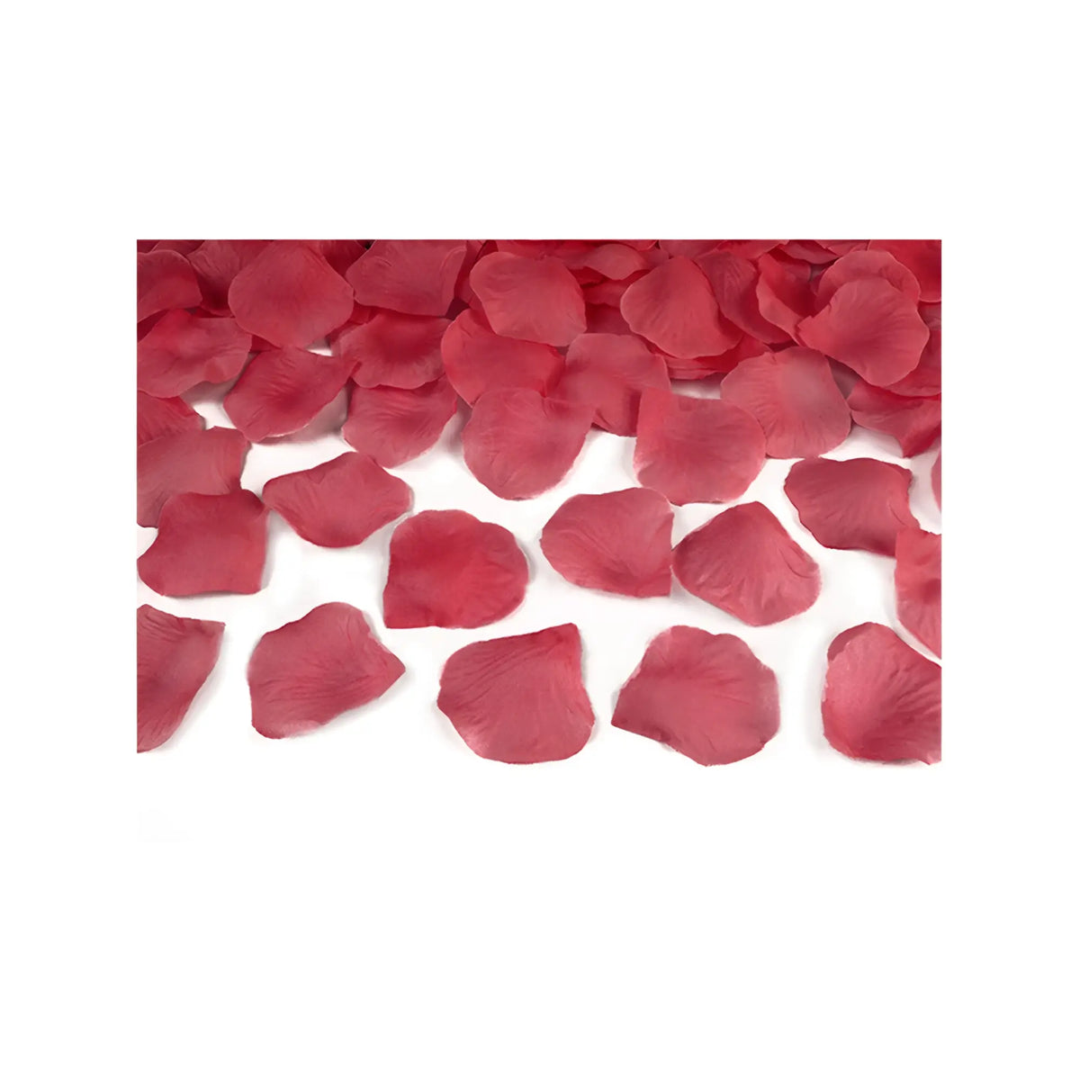 Konfettikanone mit roten künstlichen rosenblättern mit leicht glänzendem finish 60 cm lang
