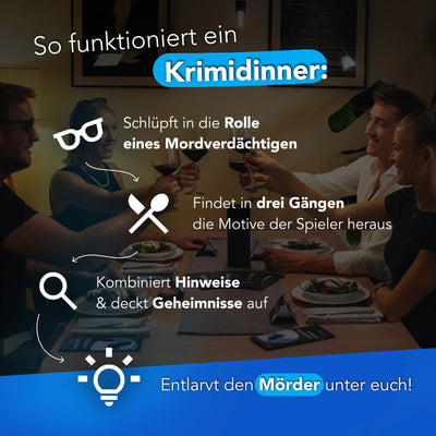 Krimidinner das letzte konzert blaues textoverlay zum mordmysterium für 6-8 personen spielspaß zu hause