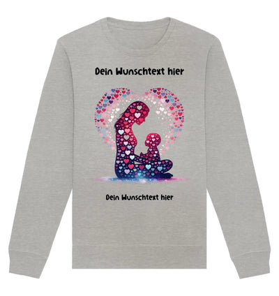 HalloGeschenk.de front-organic-basic-unisex-sweatshirt-c2c1c0-1116x