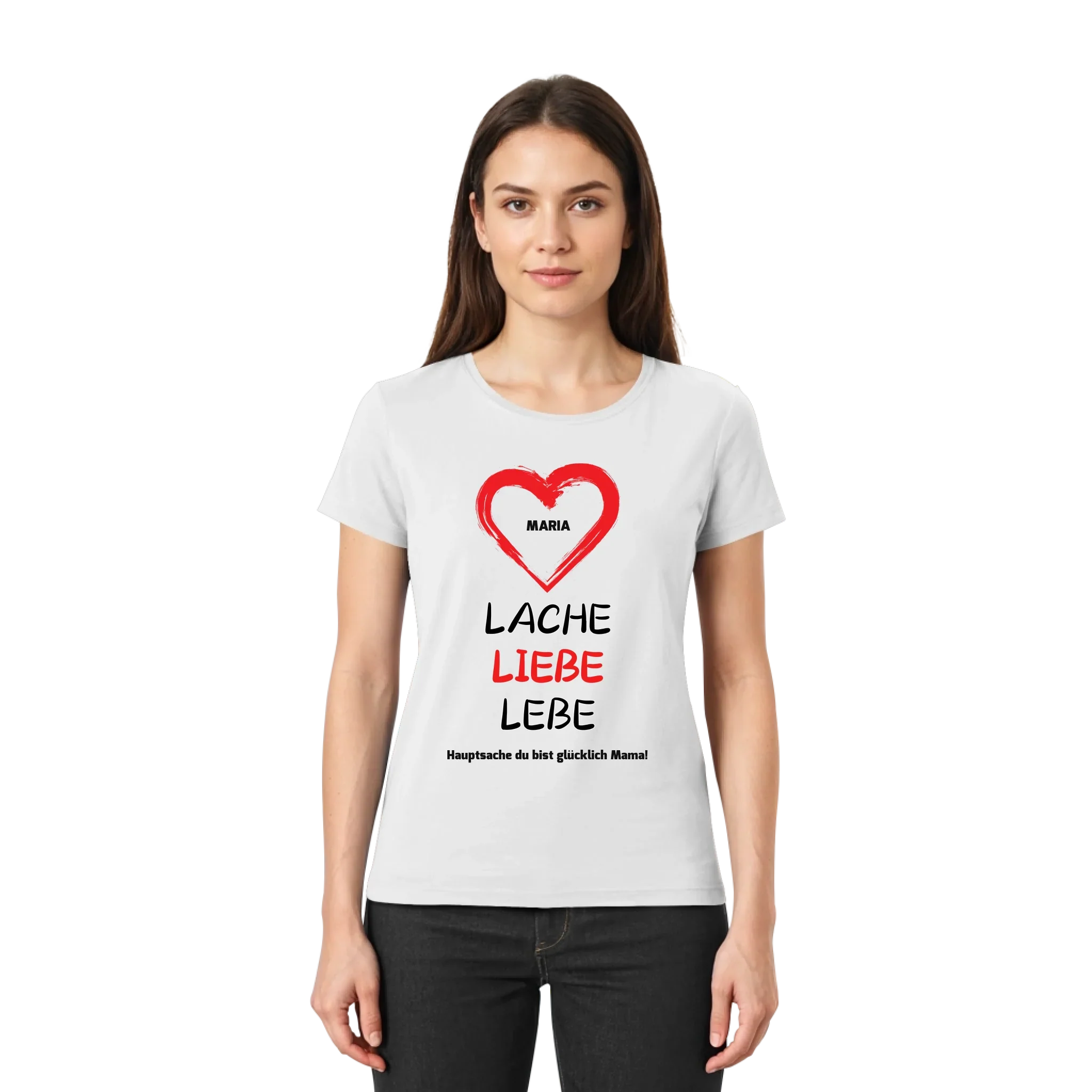 Lache Liebe Lebe • mehrere Artikel • ’Statement-Collection’ • Wunschtext • Mein Motiv • Beste Mama - personalisierbare
