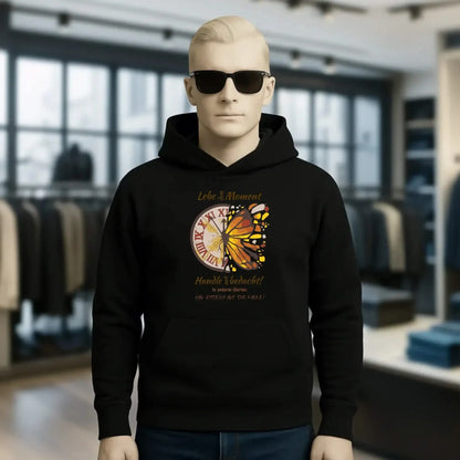 Lebe den Moment • Unisex Premium Hoodie XS-5XL aus Bio-Baumwolle für Damen & Herren • Exklusivdesign • personalisiert