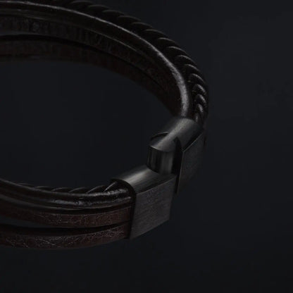 Lederarmband "Braid"