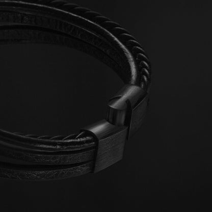 Lederarmband "Braid"