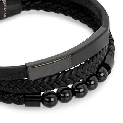 Lederarmband „Perle“
