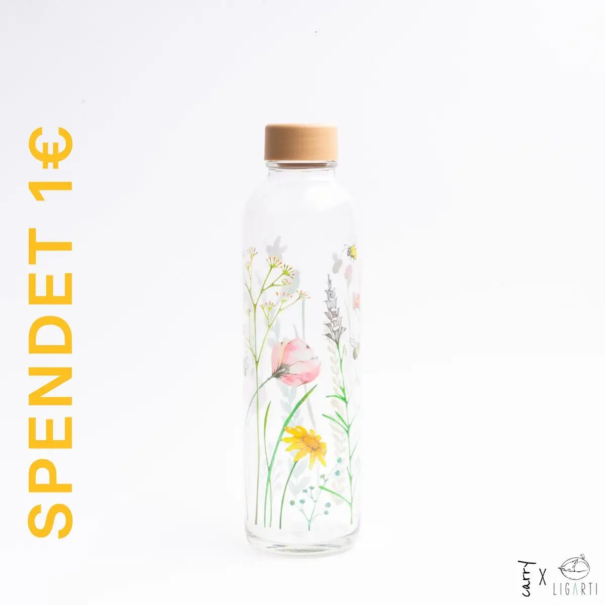 LET THE BEES BE 0,7 l Glasflasche