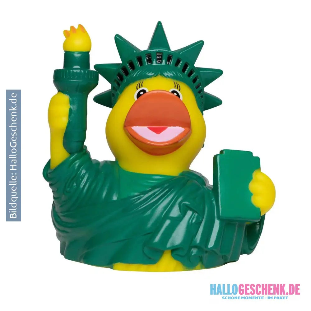 Liberty Duck New York Freiheitsstatue Quietsche-Ente / Badeente