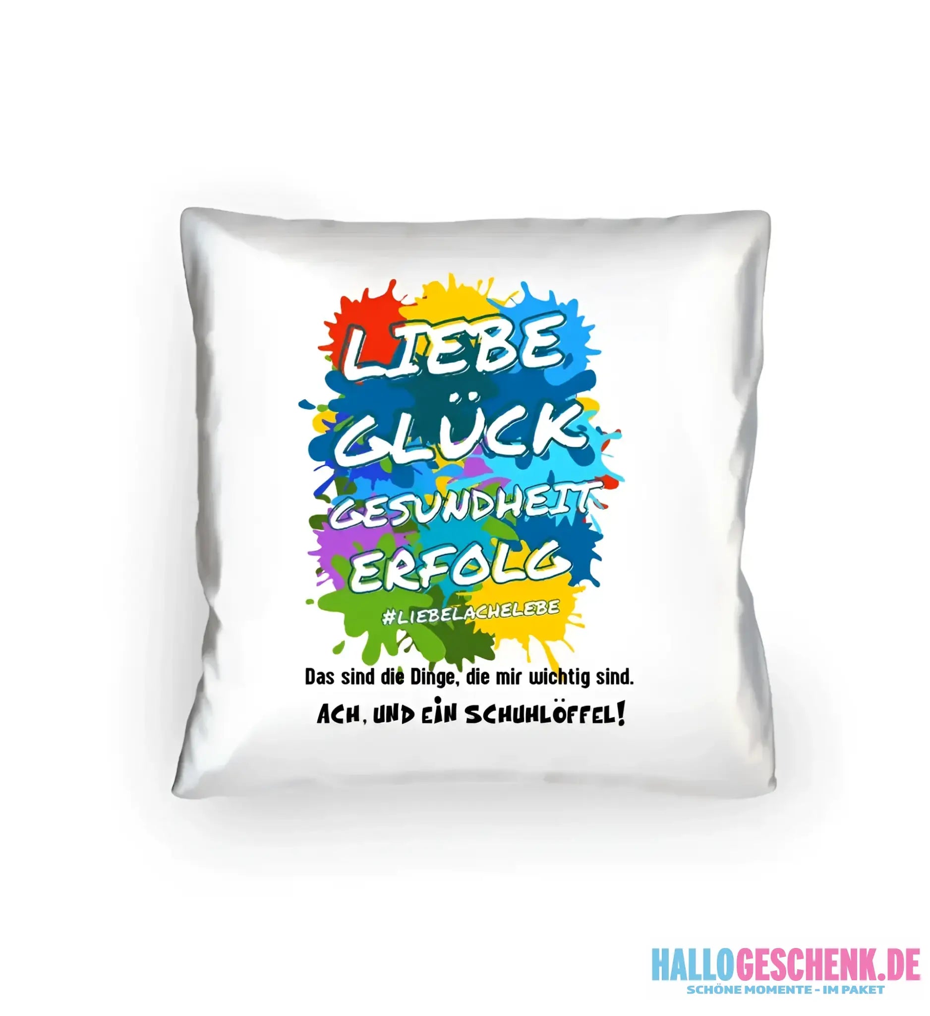 Liebe Glück Gesundheit Erfolg • Kissen 40x40 cm • Exklusivdesign • personalisiert