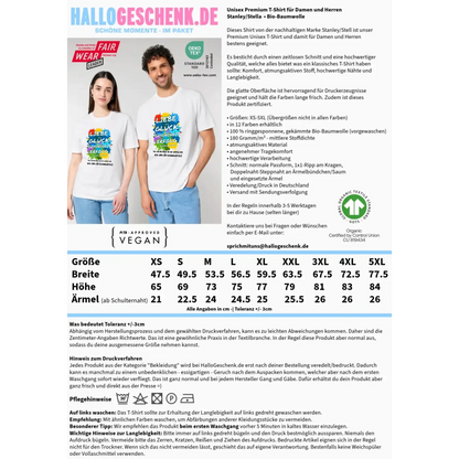 Liebe Glück Gesundheit Erfolg • Unisex Premium T-Shirt XS-5XL aus Bio-Baumwolle für Damen & Herren • Exklusivdesign • personalisiert
