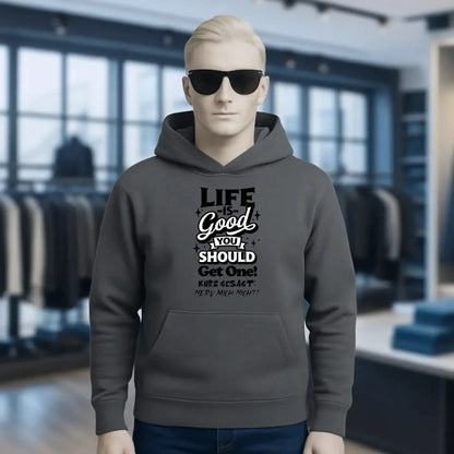 Life is good • Unisex Premium Hoodie XS-5XL aus Bio-Baumwolle für Damen & Herren • Exklusivdesign • personalisiert