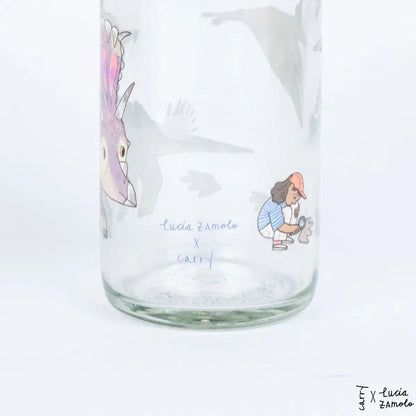 LITTLE DINO 0,4 l Glasflasche