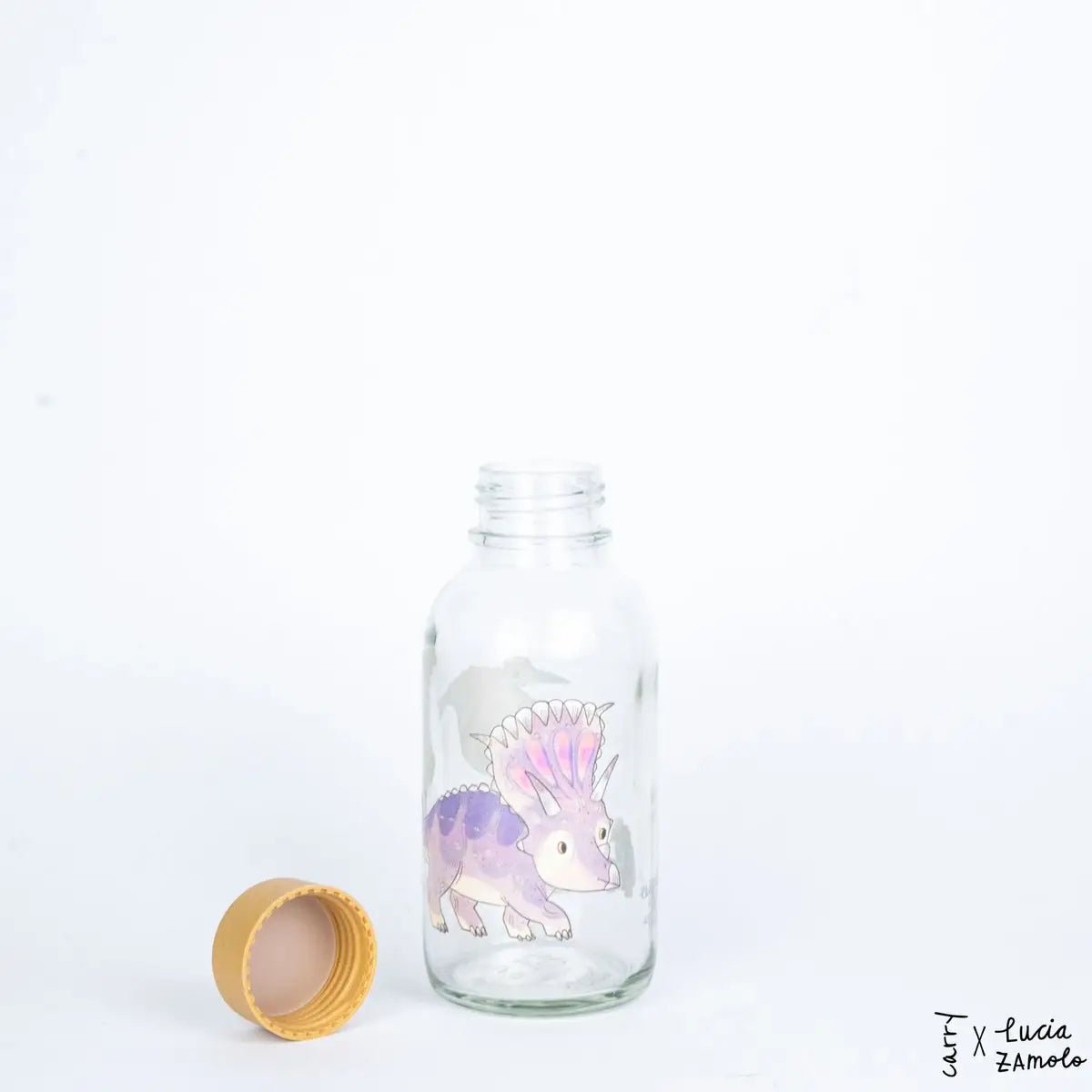 LITTLE DINO 0,4 l Glasflasche