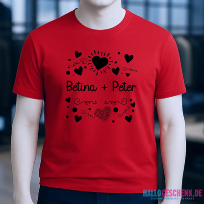 LOVE DESIGN 1 • Unisex Premium T-Shirt XS-5XL aus Bio-Baumwolle für Damen & Herren