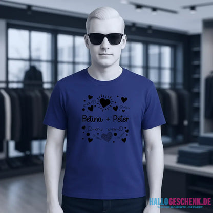 LOVE DESIGN 1 • Unisex Premium T-Shirt XS-5XL aus Bio-Baumwolle für Damen & Herren