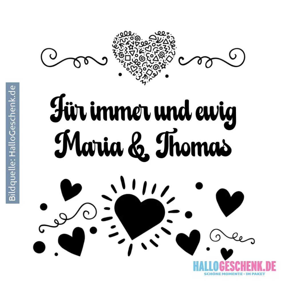 Love Design 3 • STICKER 20x20 cm (Aufkleber) - ausgestanzter Sticker 20x20 cm (Aufkleber) / White / OneSize - Customizer