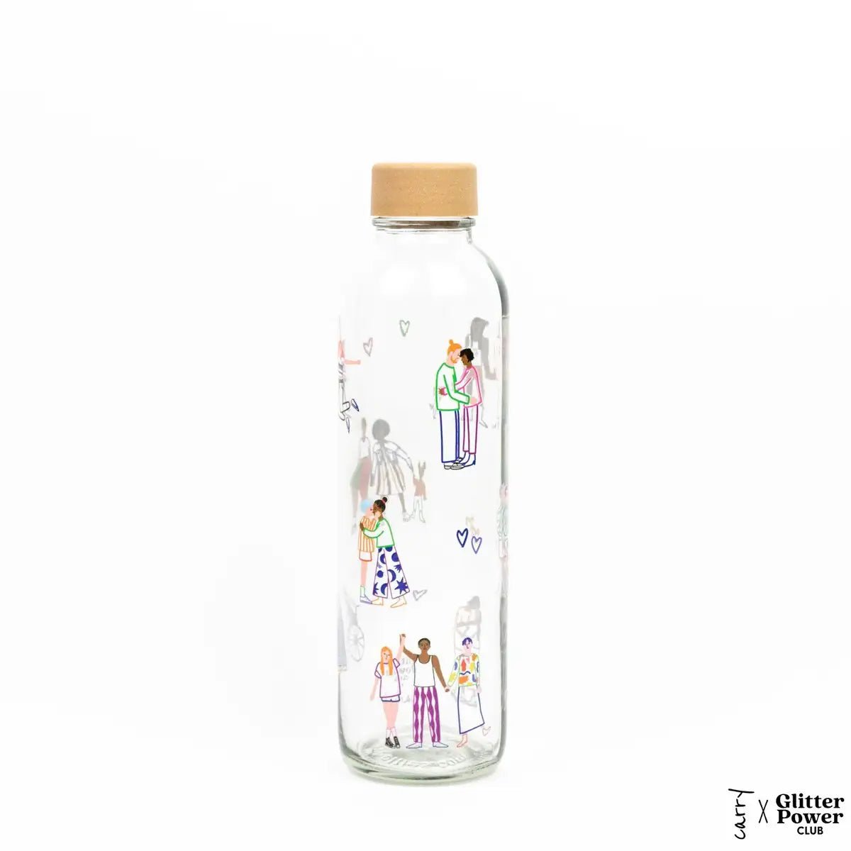 LOVE IS LOVE 0,7 l Glasflasche