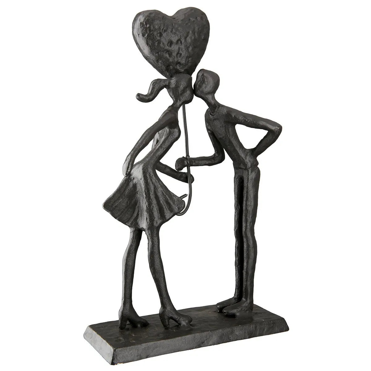 Love the first kiss • Eisen • Skulptur • Wohndeko von HalloGeschenk.de