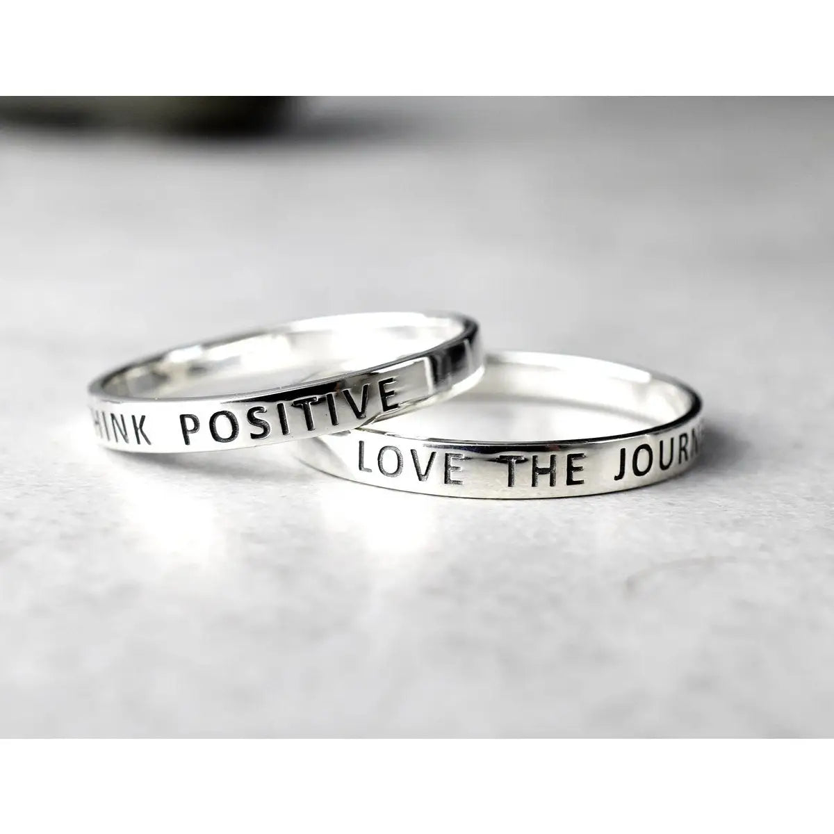 LOVE THE JOURNEY 925 Sterling Silber Ring unisex - RG925-55