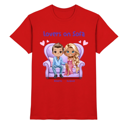 Lovers on Sofa: 2-4 Figuren (mw/mm/ww) • mehrere Artikel • ’Statement-Collection’ • Wunschtext • personalisierte