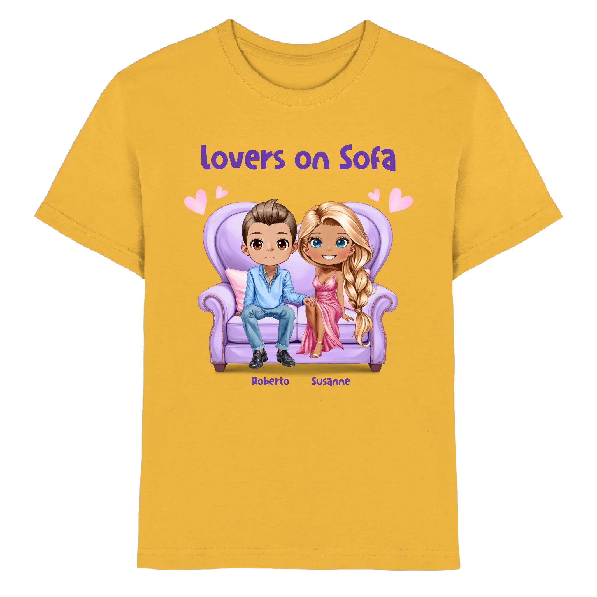 Lovers on Sofa: 2-4 Figuren (mw/mm/ww) • mehrere Artikel • ’Statement-Collection’ • Wunschtext • personalisierte