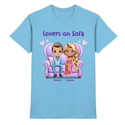 Lovers on Sofa: 2-4 Figuren (mw/mm/ww) • mehrere Artikel • ’Statement-Collection’ • Wunschtext • personalisierte