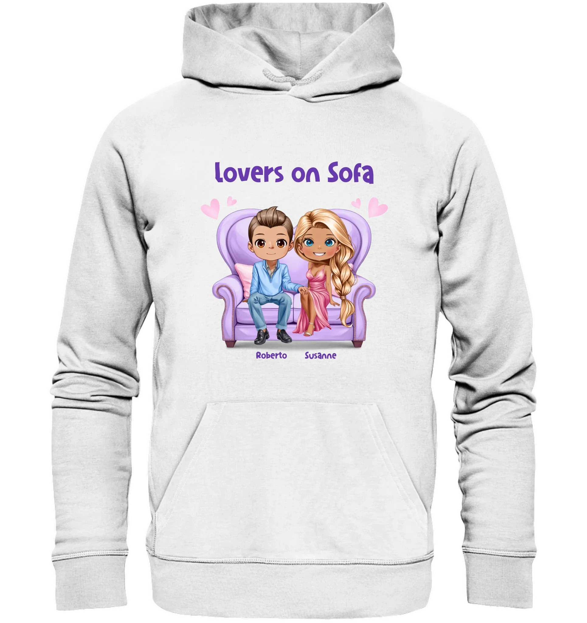 Lovers on Sofa: 2-4 Figuren (mw/mm/ww) • mehrere Artikel • ’Statement-Collection’ • Wunschtext • personalisierte