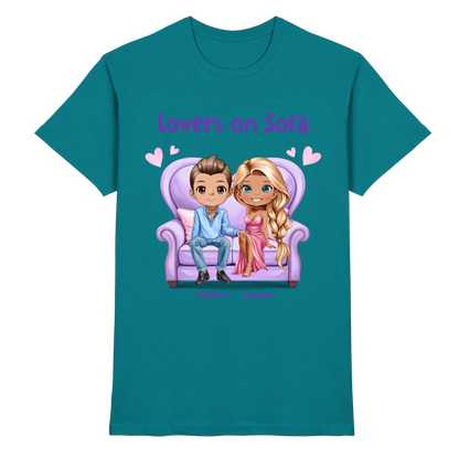 Lovers on Sofa: 2-4 Figuren (mw/mm/ww) • mehrere Artikel • ’Statement-Collection’ • Wunschtext • personalisierte