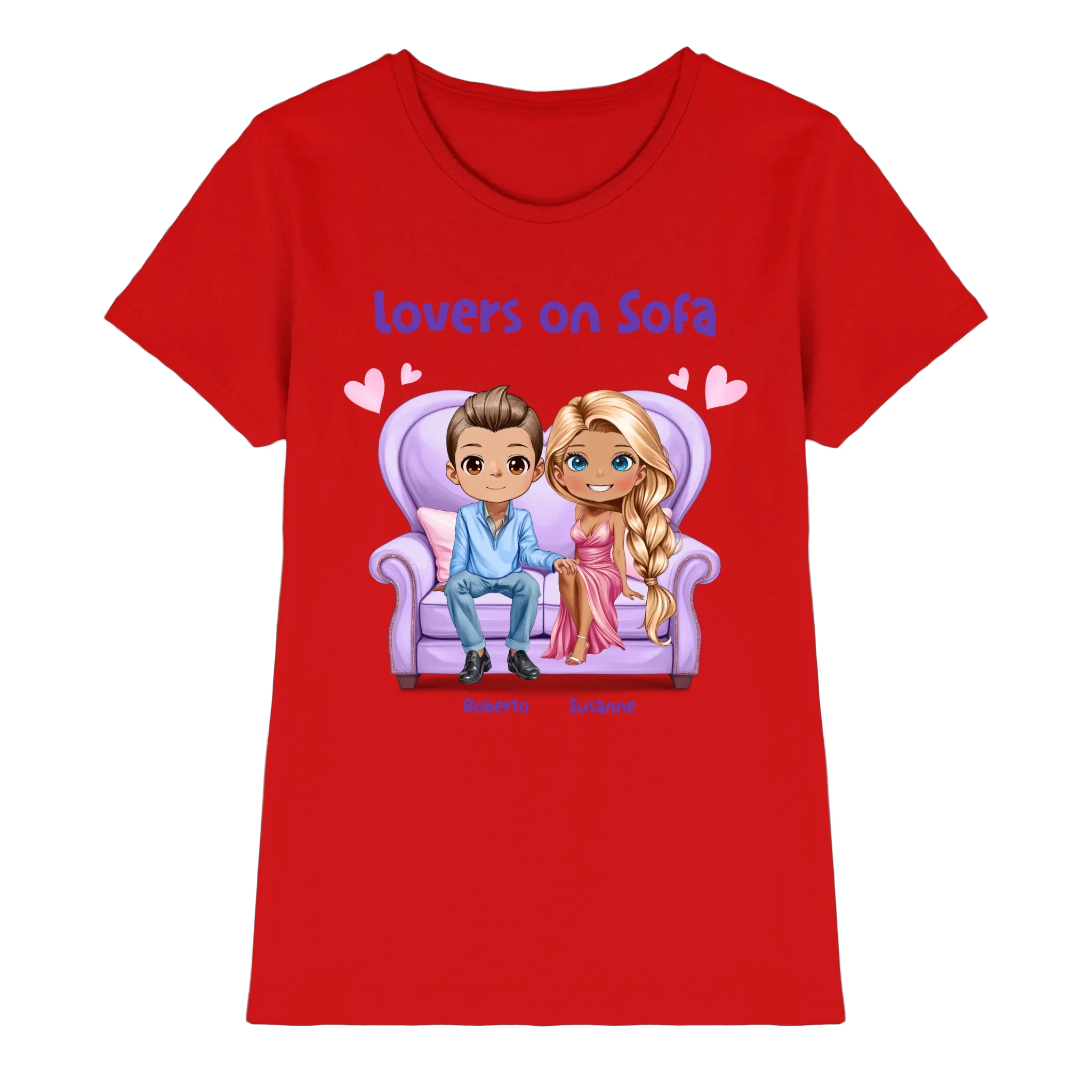 Lovers on Sofa: 2-4 Figuren (mw/mm/ww) • mehrere Artikel • ’Statement-Collection’ • Wunschtext • personalisierte