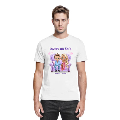 Lovers on Sofa: 2-4 Figuren (mw/mm/ww) • mehrere Artikel • ’Statement-Collection’ • Wunschtext • personalisierte