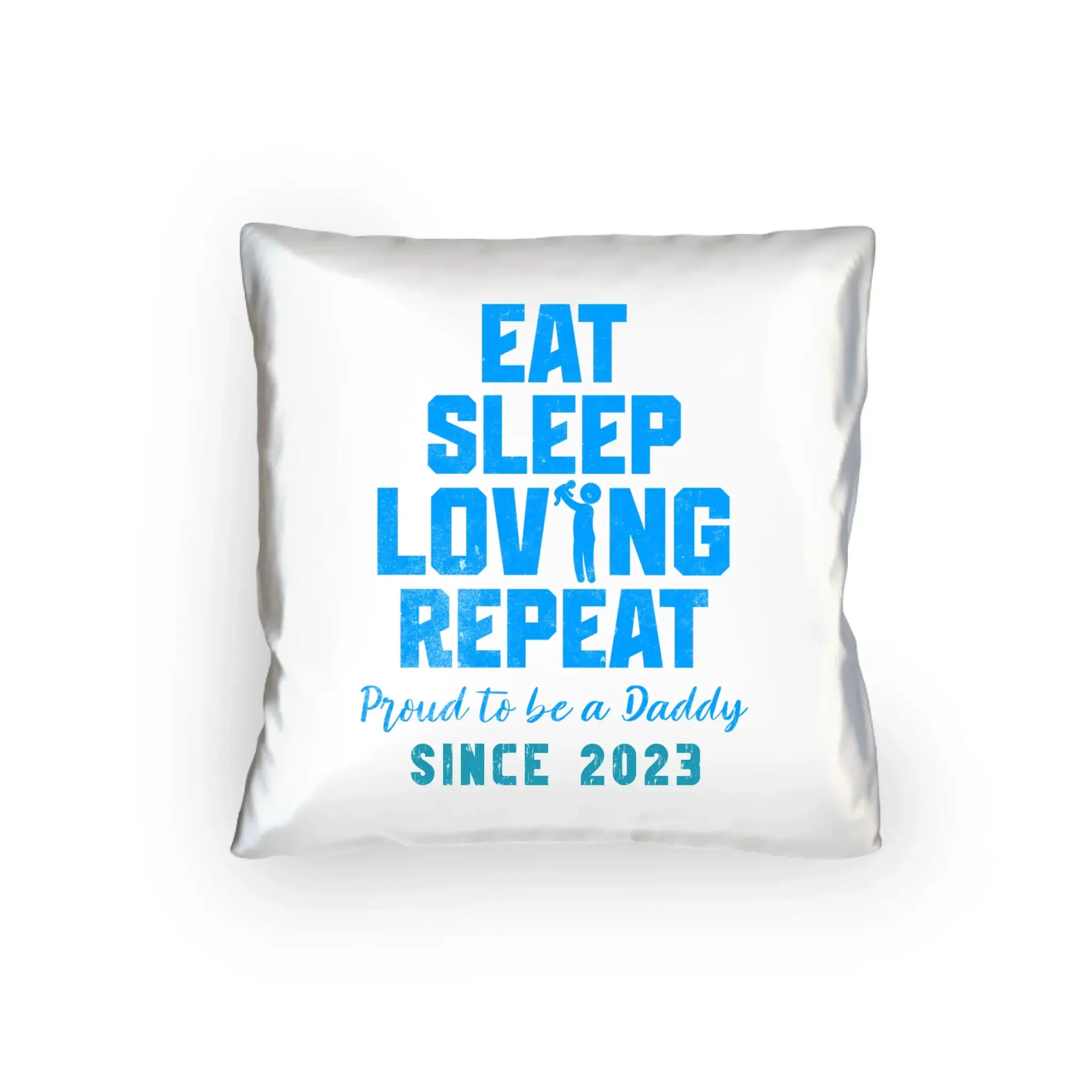 Loving Dad • Farbwahl + Wunschtext• Kissen 40x40 cm • personalisiert