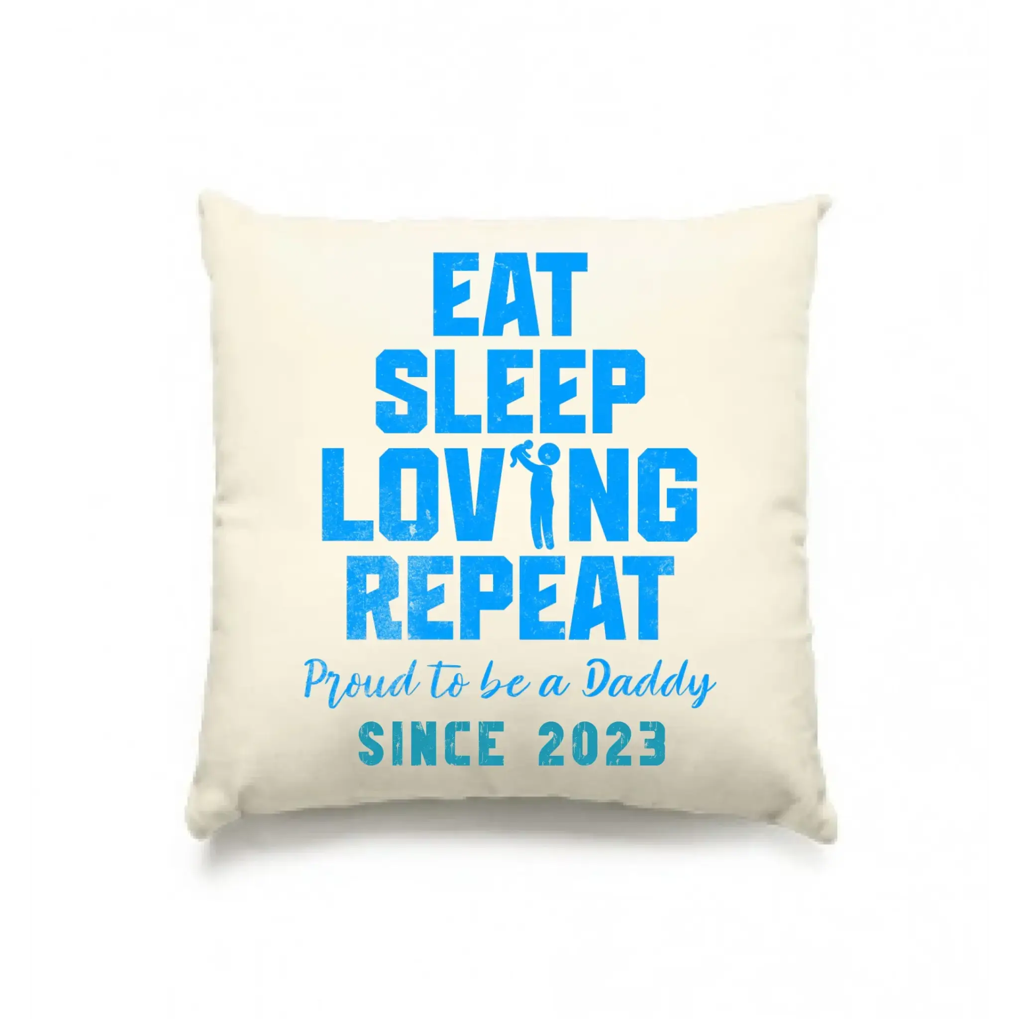 Loving Dad • Farbwahl + Wunschtext• Kissen 40x40 cm • personalisiert
