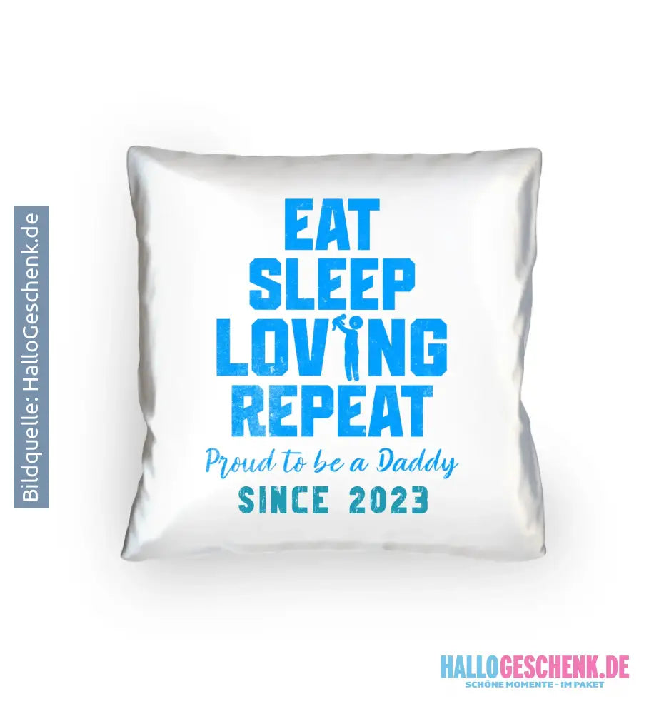 Loving Dad • Farbwahl + Wunschtext• Kissen 40x40 cm • personalisiert