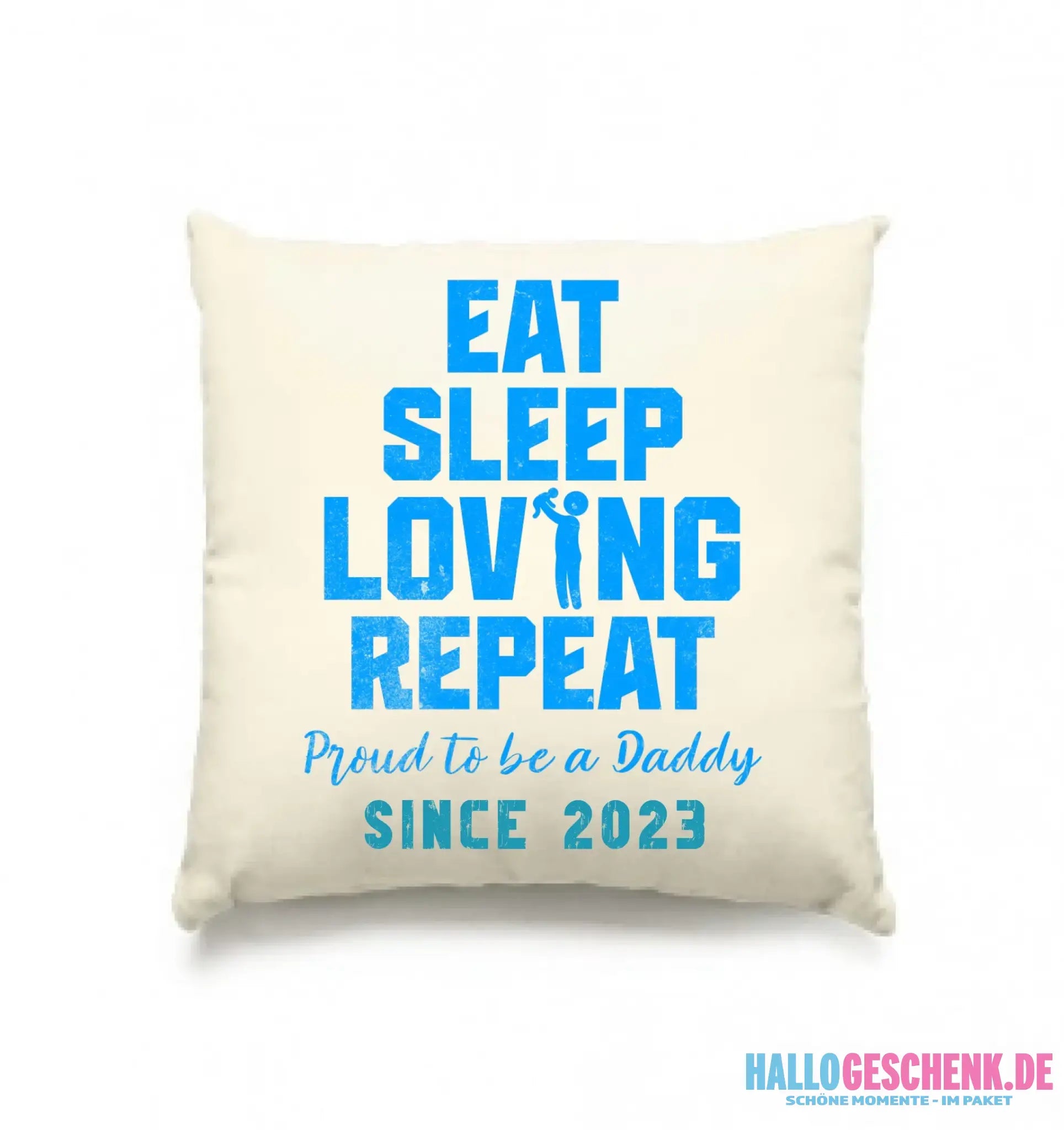 Loving Dad • Farbwahl + Wunschtext• Kissen 40x40 cm • personalisiert
