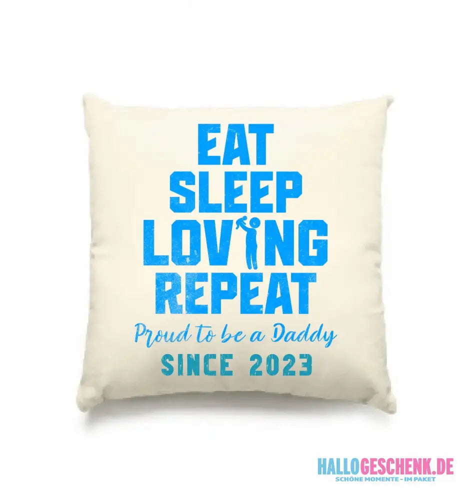 Loving Dad • Farbwahl + Wunschtext• Kissen 40x40 cm • personalisiert