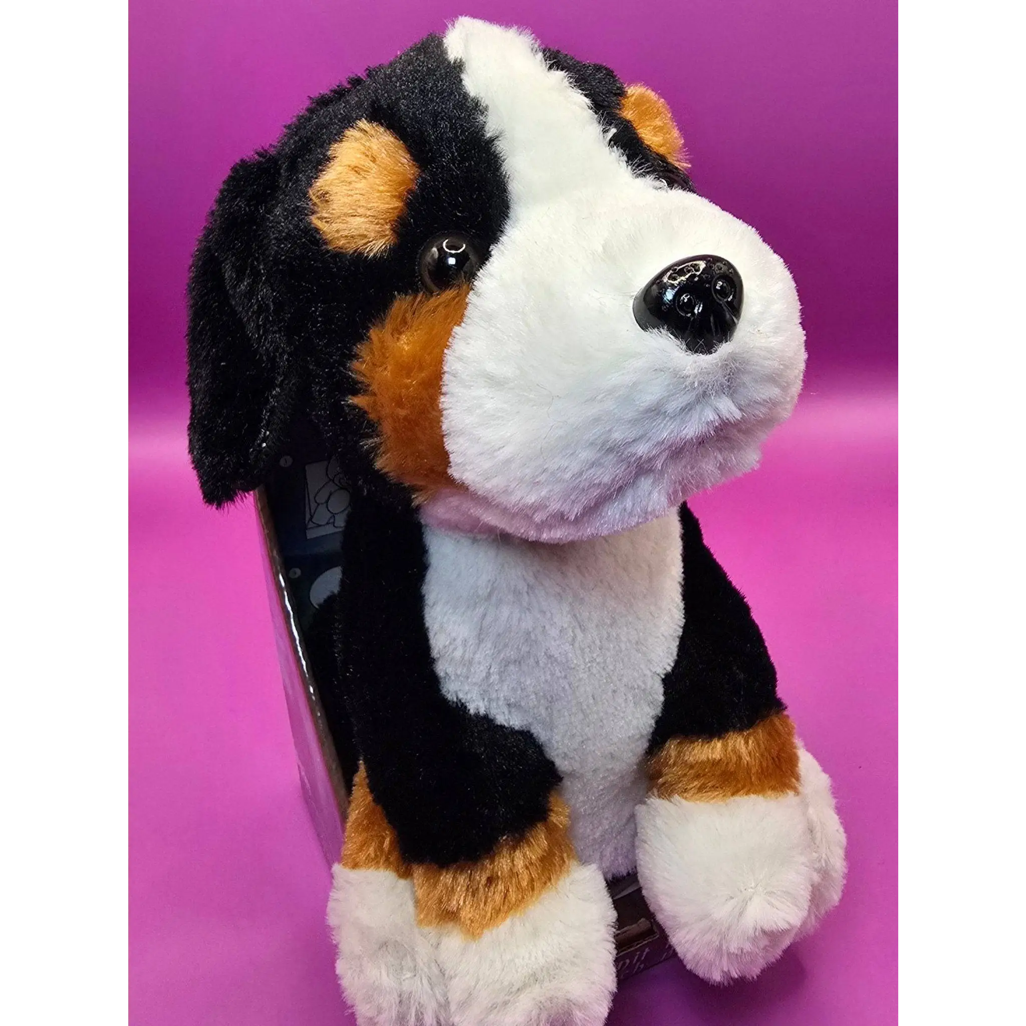Lustiger Laber-Berner-Sennenhund ROCKY, der alles nachplappert • inkl. Batterien • 12,5x15x19,5 cm • Labertiere