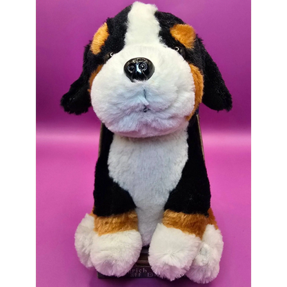 Lustiger Laber-Berner-Sennenhund ROCKY, der alles nachplappert • inkl. Batterien • 12,5x15x19,5 cm • Labertiere