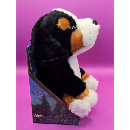 Lustiger Laber-Berner-Sennenhund ROCKY, der alles nachplappert • inkl. Batterien • 12,5x15x19,5 cm • Labertiere