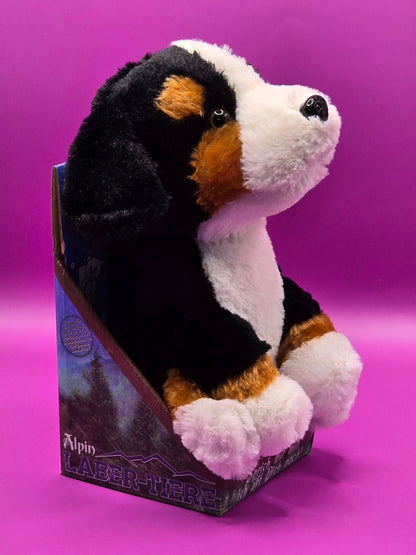 Lustiger Laber - Berner - Sennenhund ROCKY, der alles nachplappert • inkl. Batterien • 12,5x15x19,5 cm • Labertiere von HalloGeschenk.de