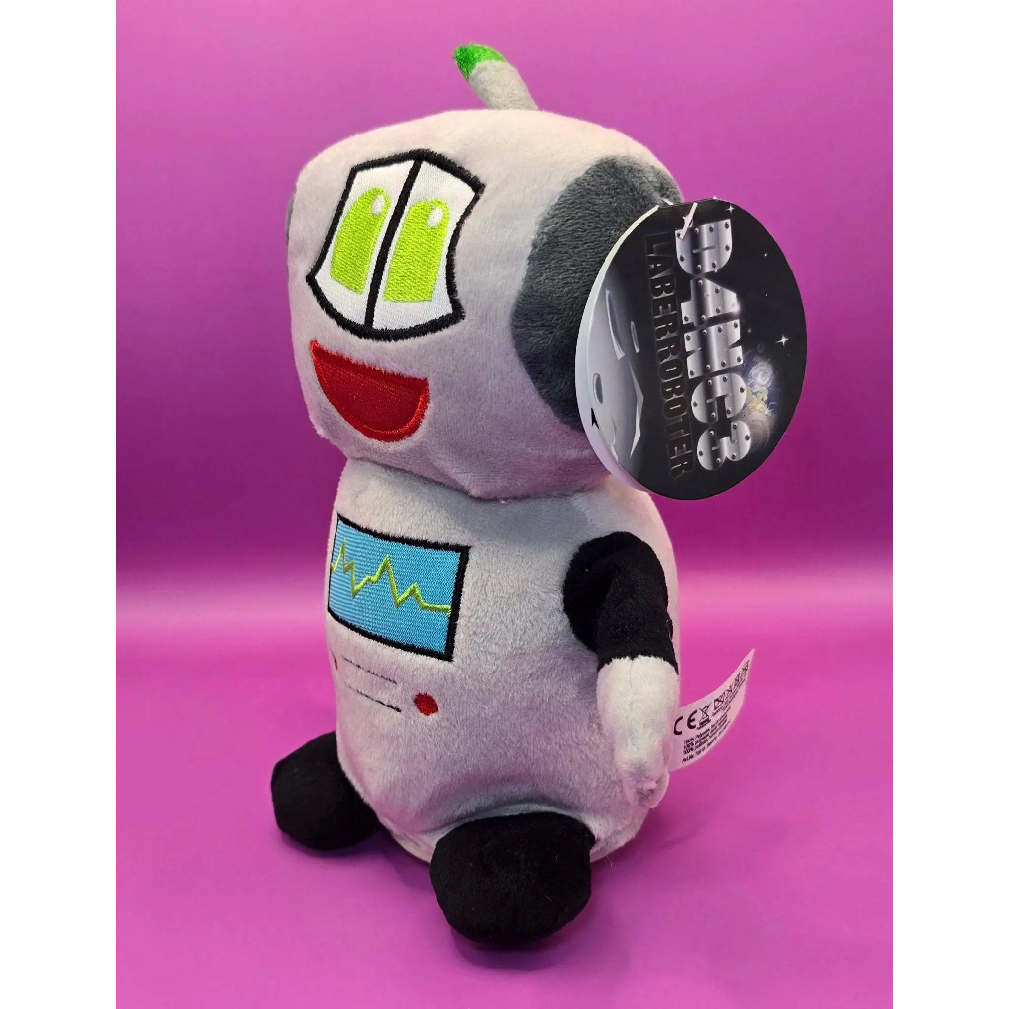 Lustiger Laber-Roboter ALPHA, der alles nachplappert • rollt und dreht sich • inkl. Batterien • 25,5x19x11 cm • Labertiere