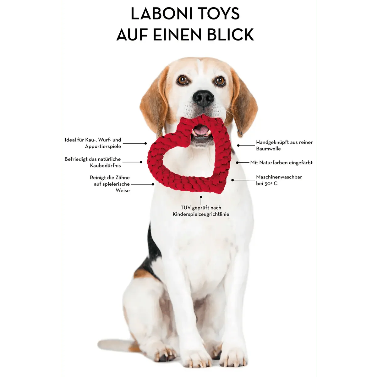 Madame LABONI - Spielzeug-Set für Hunde