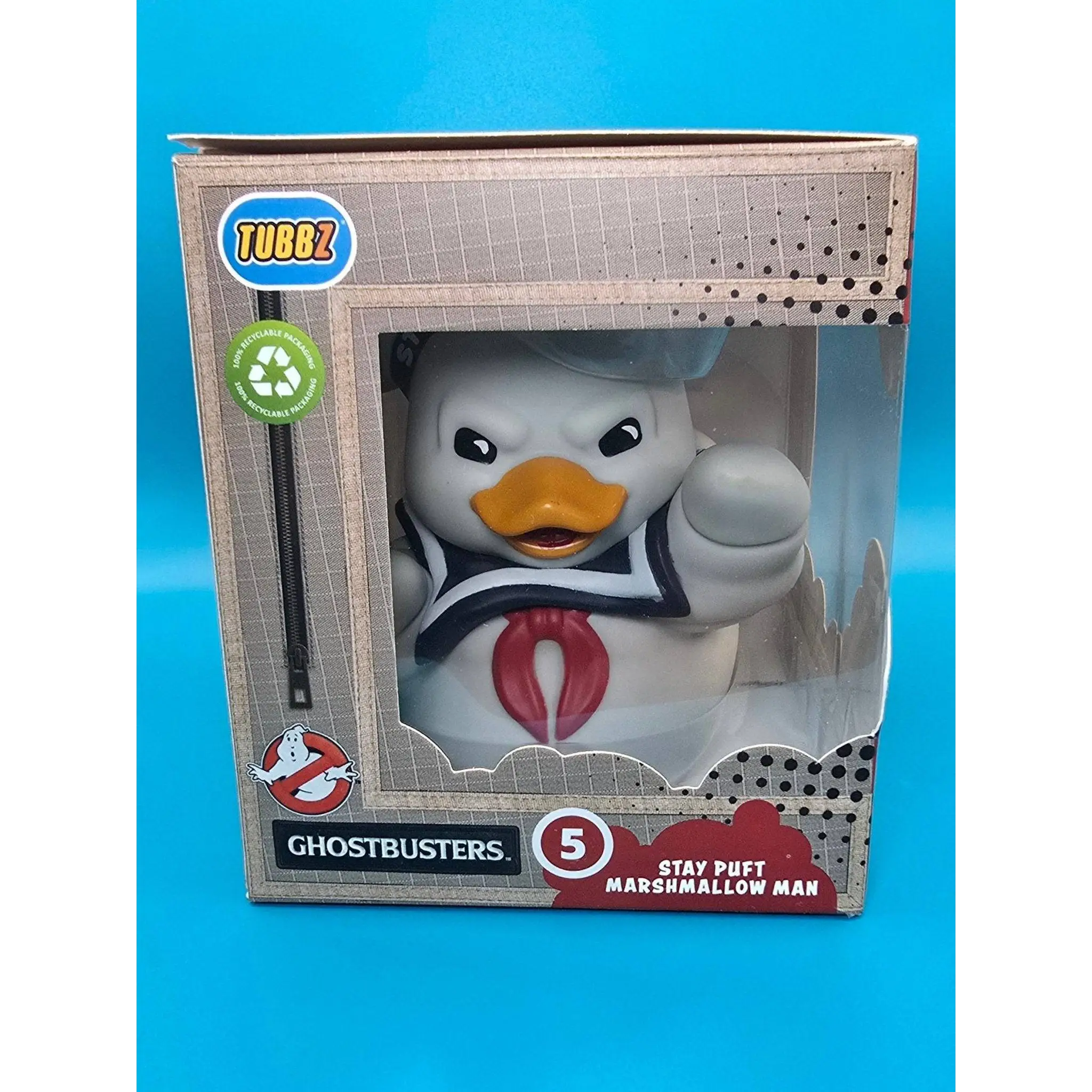 Marshmallow Man Stay Puft • Ghostbusters • TUBBZ • Sammlerente • Ente • PVC • offizielles Lizenzprodukt